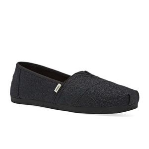Midnight Sparkle Glitter Toms
